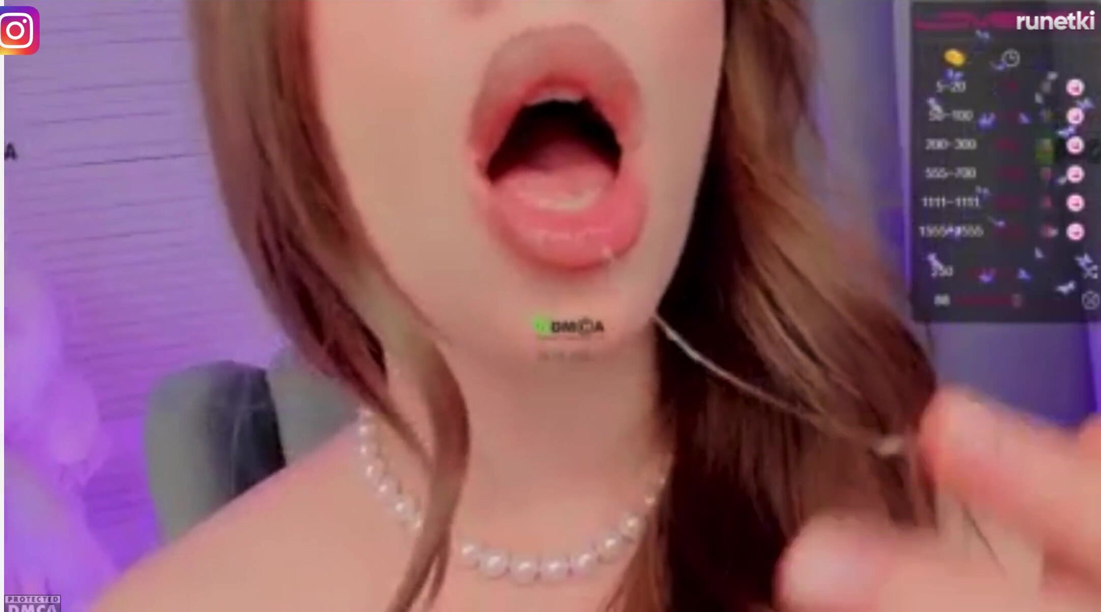 AnnaDelvey The slopy finger sucking