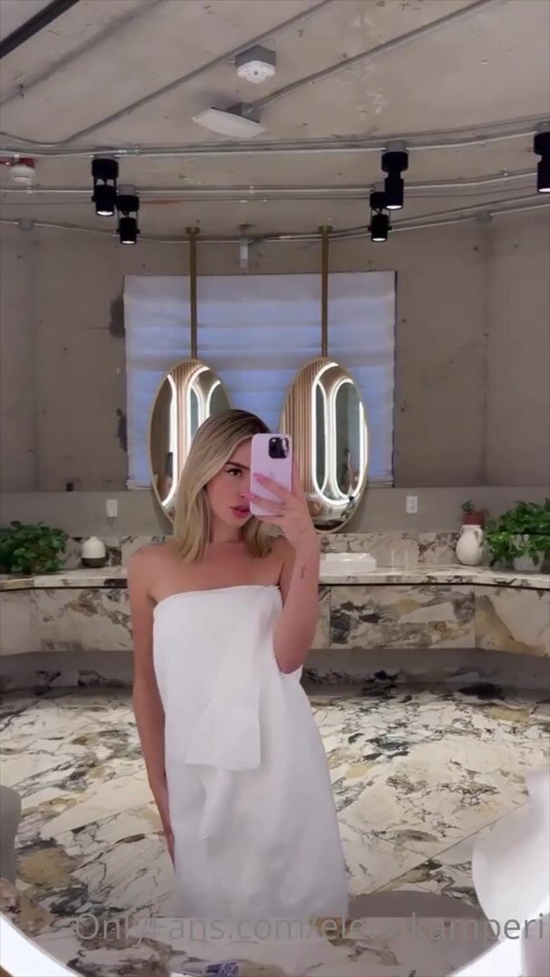 Elena Kamperi Shower Full Naked