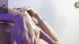 milabunny oils her body