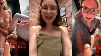 The_Snowwhitee  public bathroom caught