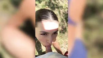 Caryn Beaumonts Outdoor Piss Play And Blowjob Onlyfans