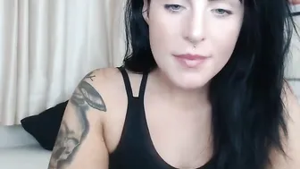 lucythedickwhisperer  Caresses her shaved pussy