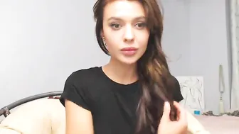 Miss_X Shaggy slut caresses shaved cunt