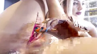 UkDreamGirl Nude bitch dancing on the bed