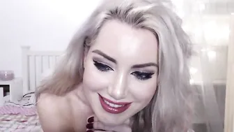 RosieBooBoo cutie covers her tits with her hand