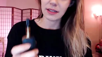 heather fucks herself in pink dildo