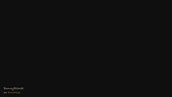 Bunny  Blonde Naked handjob on the floor