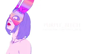 purple_bitch playing with her big tits