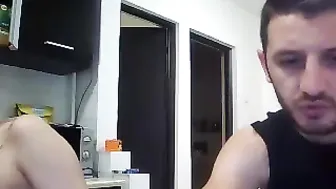 couplehardsex beauty licks rubber penis