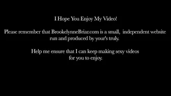 Brookelynne Briars juicy sluts play with sex toy