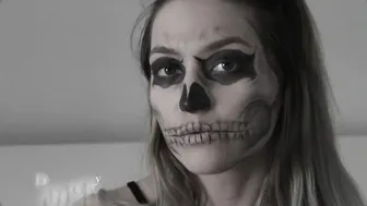 Domino Faye fun with a toy