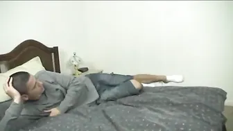 Katie Cummings charming bitch jerks pussy and cums