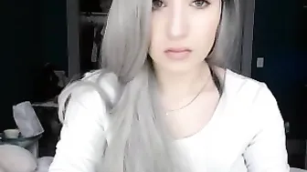 AuroraXoxo charming swiver touches pussy dildo