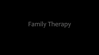 Family Therapy naughty trash hard fingering both holes