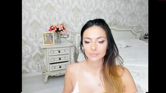 lady_a beauty licks rubber dick