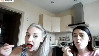 nadyasweetolya black-haired bitch demonstrates underwear