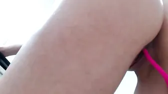 bonnbon_ busty bitch massages her pussy and nipples