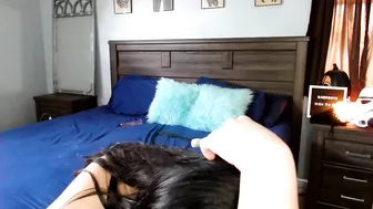 sammigrey_ dark skinned bangs both holes