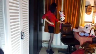 tinybekka graceful slut dancing in stockings