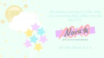 fleshxandxbone wonderful bitch caresses her slim body.