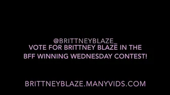 BrittneyBlaze manyvids baby brings herself to orgasm