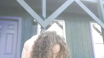 blueeyedgypsy  manyvids blonde plays with sex toy