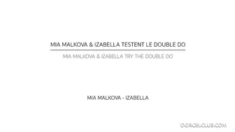 Mia Malkova, Izabella manyvids busty doll fucks both holes