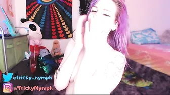 tricky_nymph manyvids cute bitch on the bed
