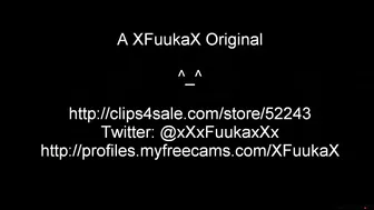 XFuukaX manyvids jumps on a toy and cums