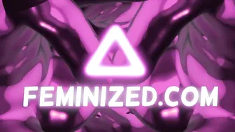 Feminized sucks rubber penis