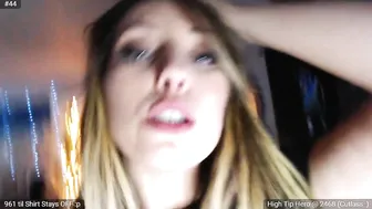 brielleday blond with piercing sucking strap-ons