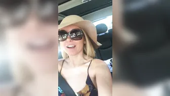 Cherie DeVille busty hottie caresses shaved pussy