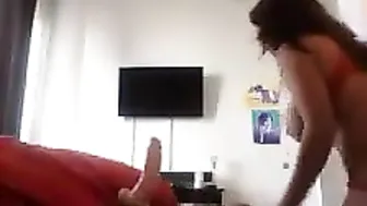 Sophie Dee sultry confused talks in fries