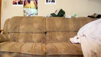 Mistress Stormy  naughty brunette fucks with a dildo