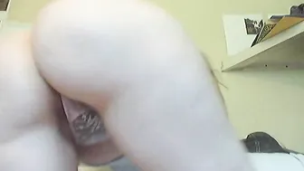 Mistress Stormy  pleasant babe touches sexual lips with fingers