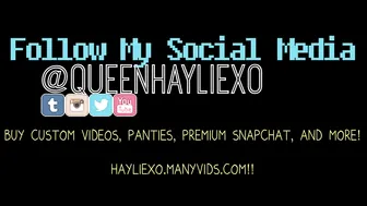 hayliexo manyvids cute chick jerks both holes