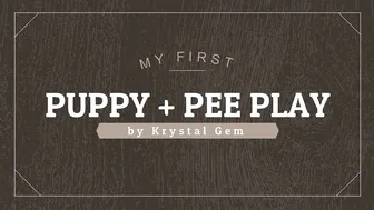 krystal gem my 1st puppy p play