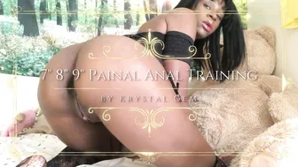 krystal gem 7in 8in 9in painal anal training