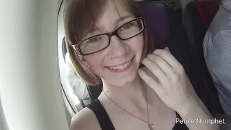 petite nymphet onlyfans airplane masturbation