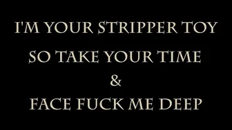 Daizha Morgann  manyvids- i'M YOUR STRiPPER TOY SO TAKE YOUR TiME & FACE FUCK ME DEEP