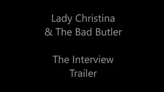 Christina X Bad Butler Interview Trailer