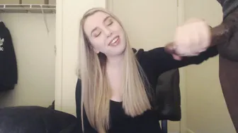 junglefever69x dinner is served Blonde babe