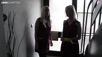 Lara CumKitten KITTEL oder KITZLER Doppeldildo Putzschlampen ficken sich 19.01.18