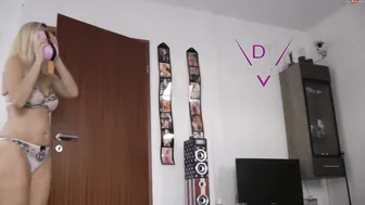 Dirty Tina Dildo Party bei Tina ????Vier Fotzen wollen Spa?ߠ20.04.19