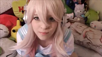 Lewd Lychee_School Girl Super Sonico Cums