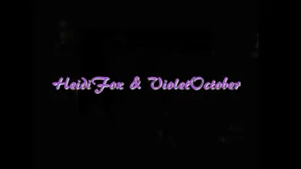 heidifox  31   Girl Girl Oil Show With Violet