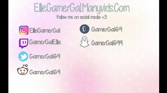 EllieGamerGal _16 - Sexy Kitty Fucks Her Pussy