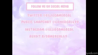 EllieGamerGal _01 - Cozy Cutie Fucks Herself W Glass Dildo