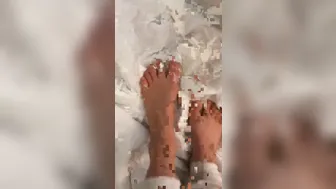 Ella Jolie onlyfans [1342035] Messy white stuff all over my feet!!! [2018 04 12]