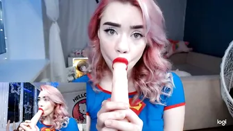 MiaMelon ManyVids _Super Girl Super Deepthroat